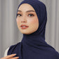 Georgette Tapis Shawl - Evening Blue