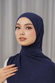 Georgette Tapis Shawl - Evening Blue