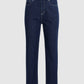 Emma Baggy Denim Pants - Navy