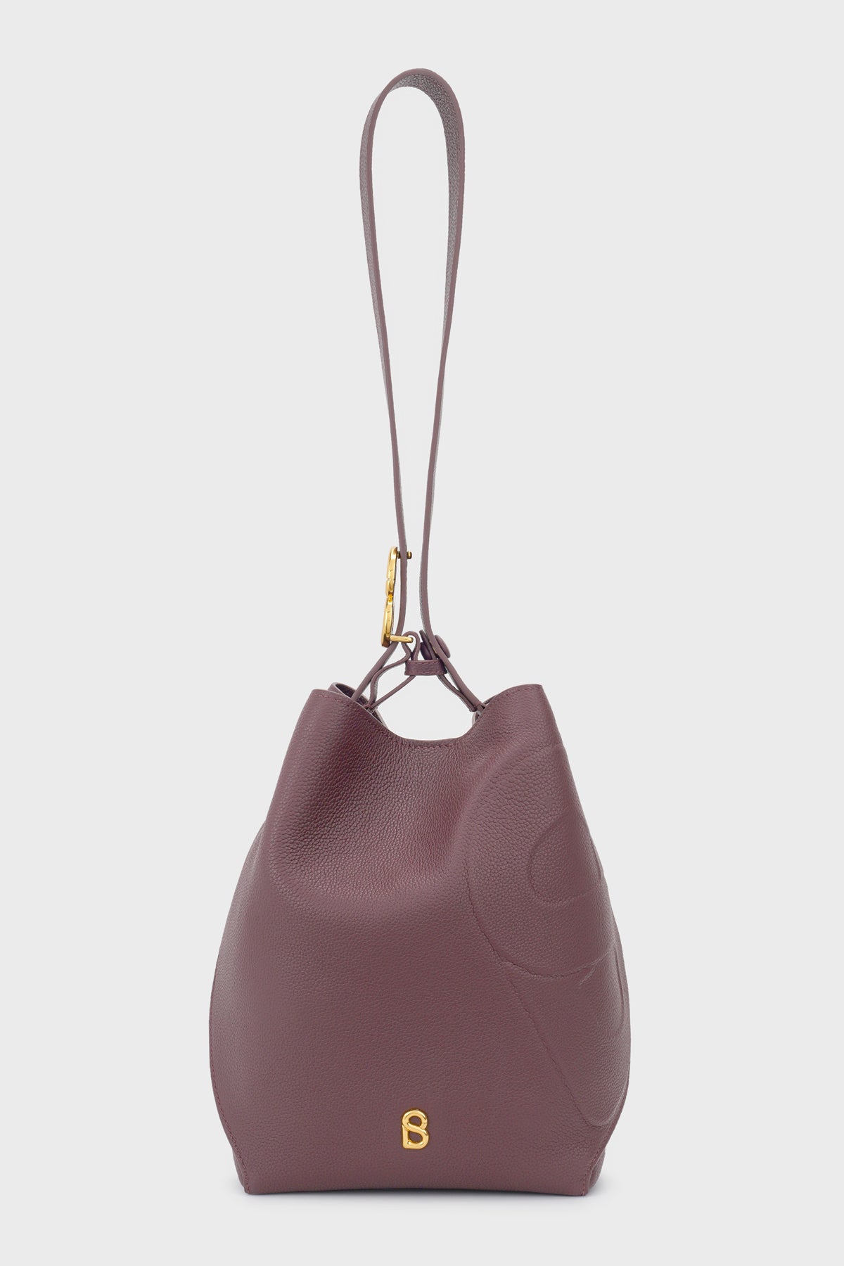 10114016018744-Aria Bucket Bag - Burgundy