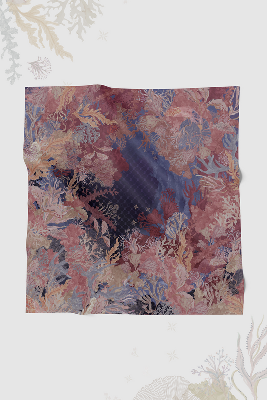 Under The Sea Voile Square - Deep Sea