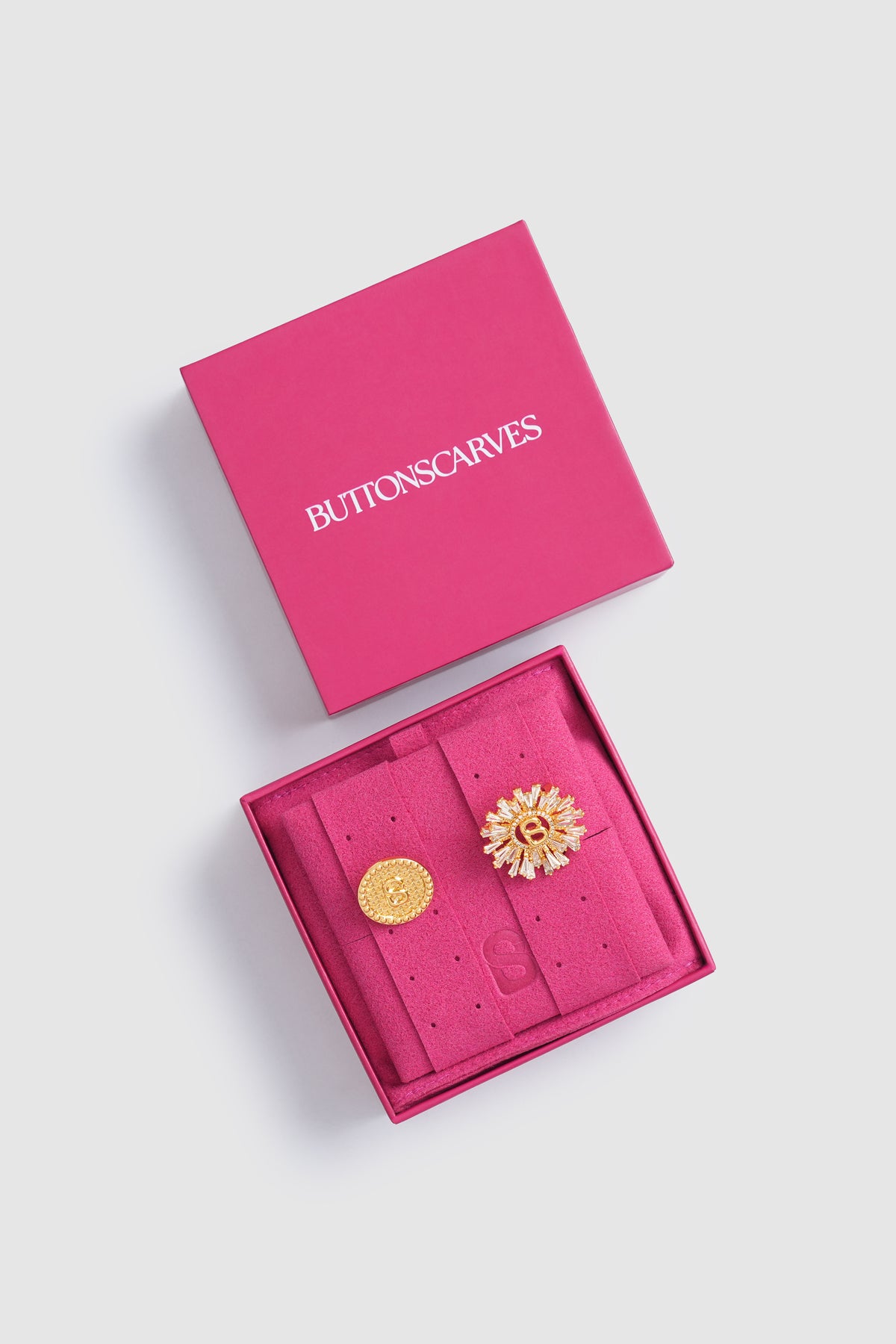 Round Pin Brooch Package 05 - Gold