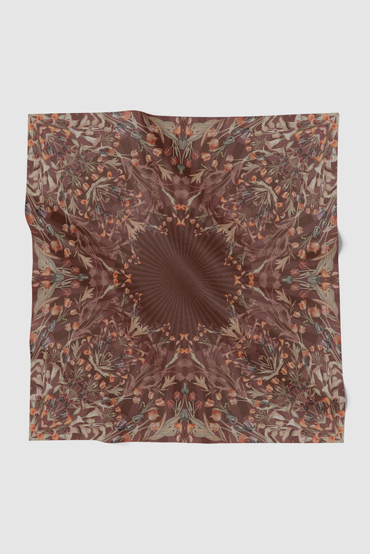 Tulip Satin Square - Mahogany