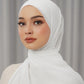 Georgette Tapis Shawl - White