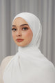 Georgette Tapis Shawl - White