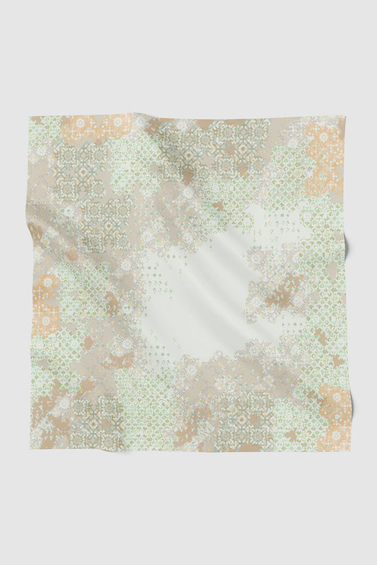 Moroccan Satin Square - Jasmine