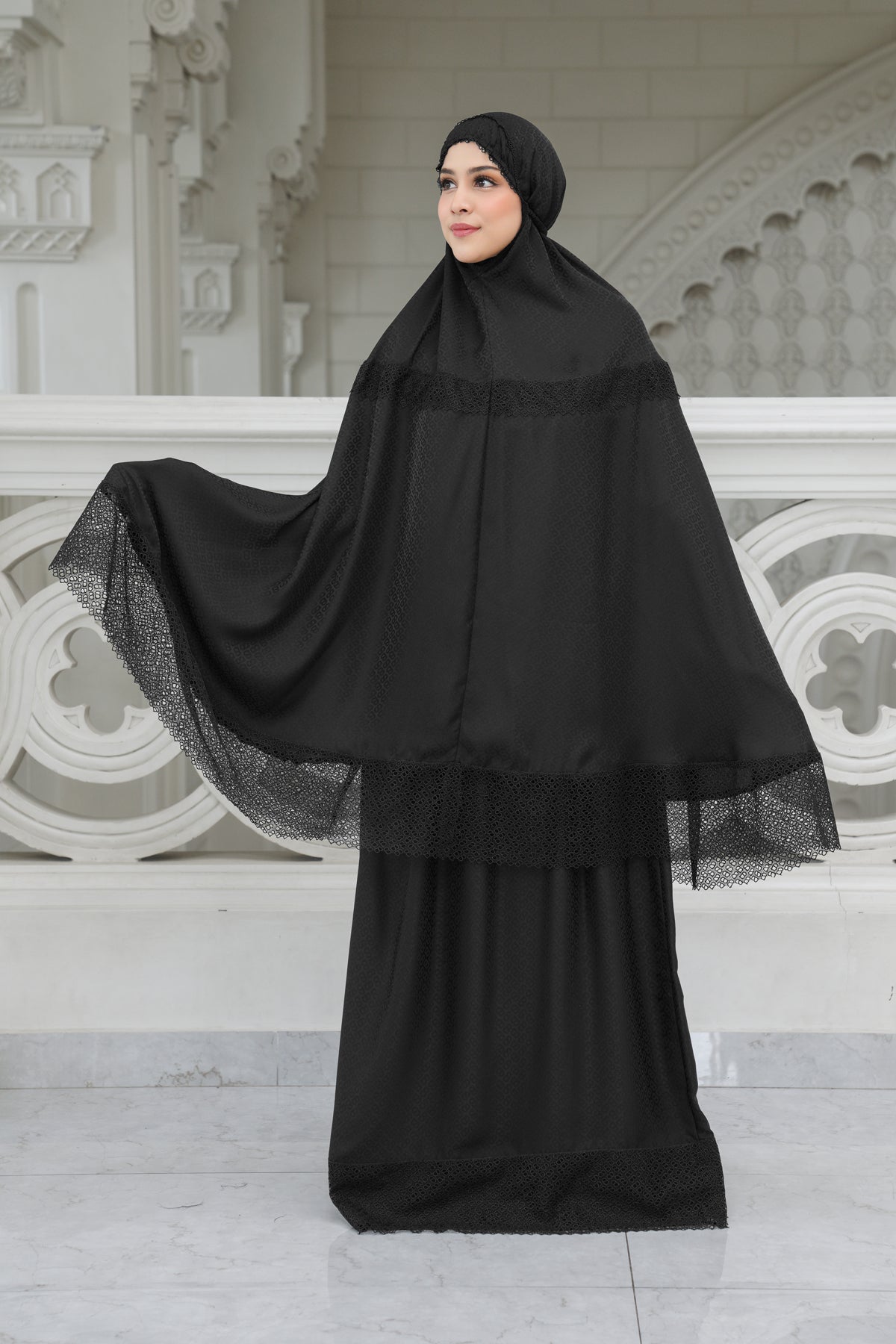 10360131617080-Safa Prayer Robe - Black