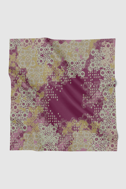 Moroccan Jacquard Voile - Grape