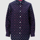 Monogram Denim Shirt - Fuchsia