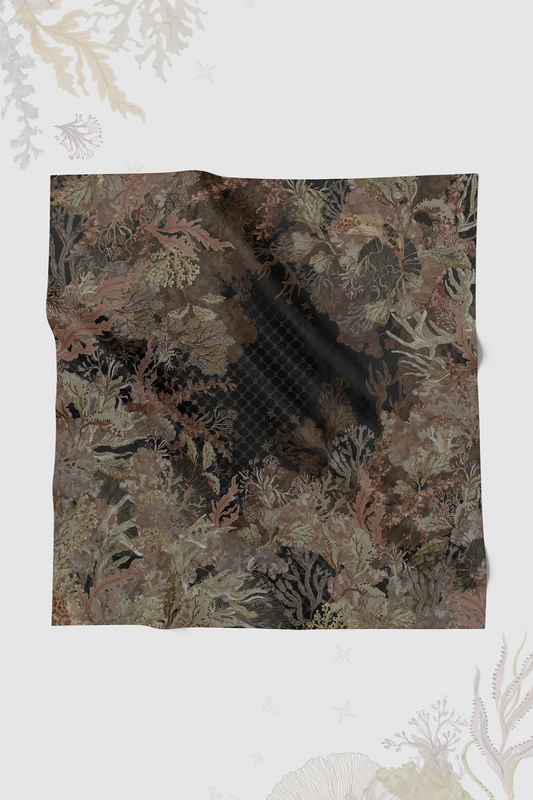Under The Sea Satin Square - Orca