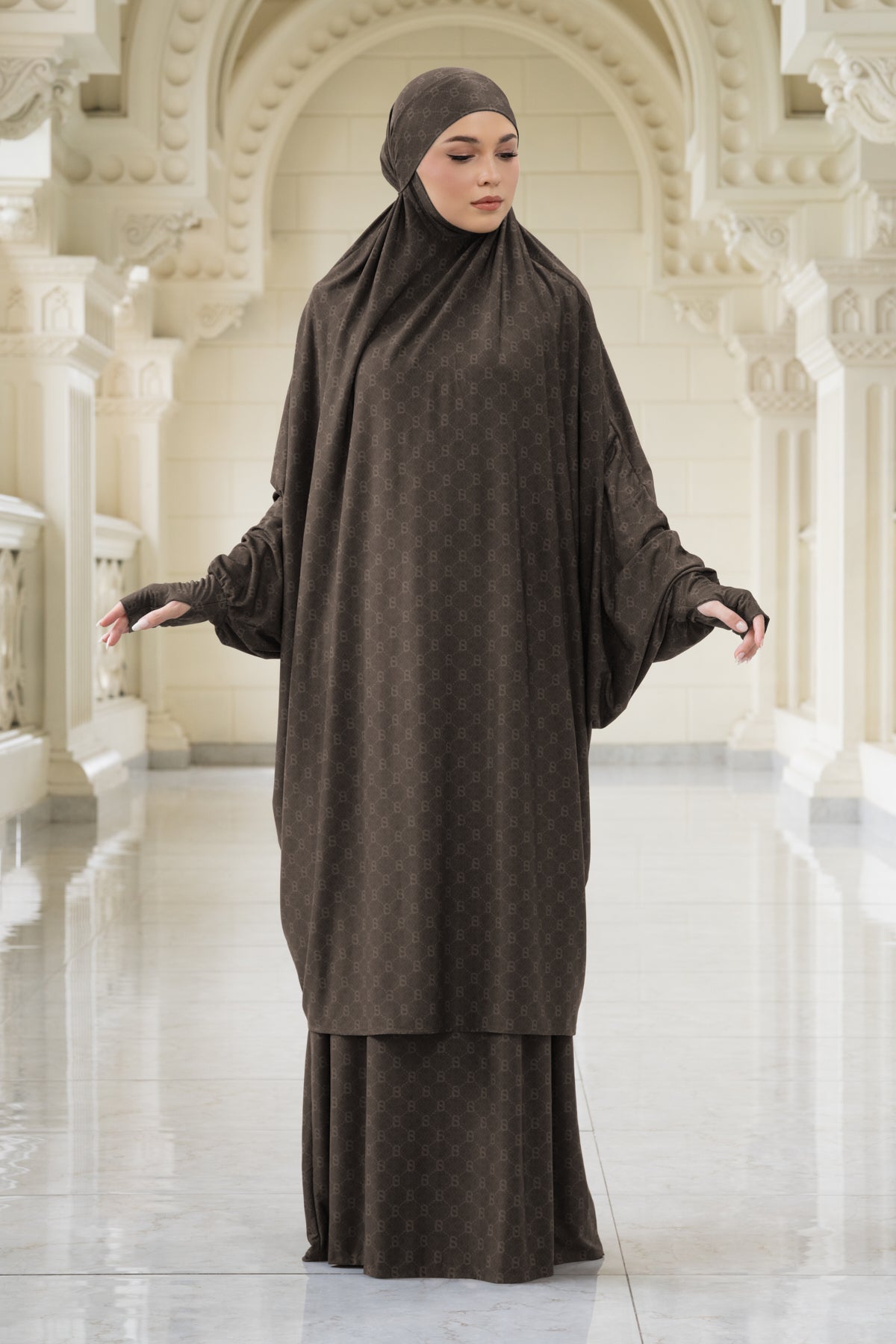 10649613009208-Beverly Prayer Robe - Cocoa