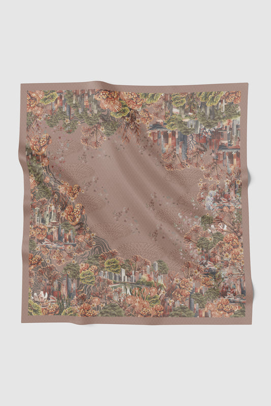 Singapore 2 Square Series - Chestnut