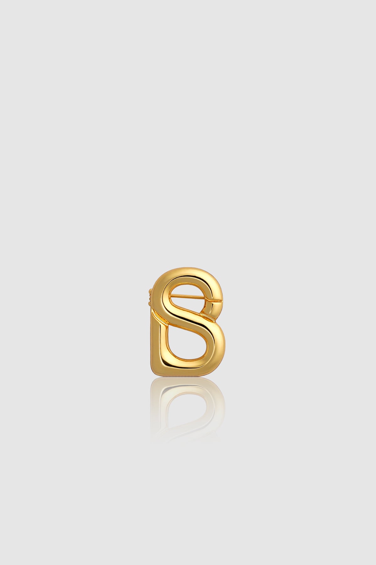 Petite Signature Everyday Brooch - Gold