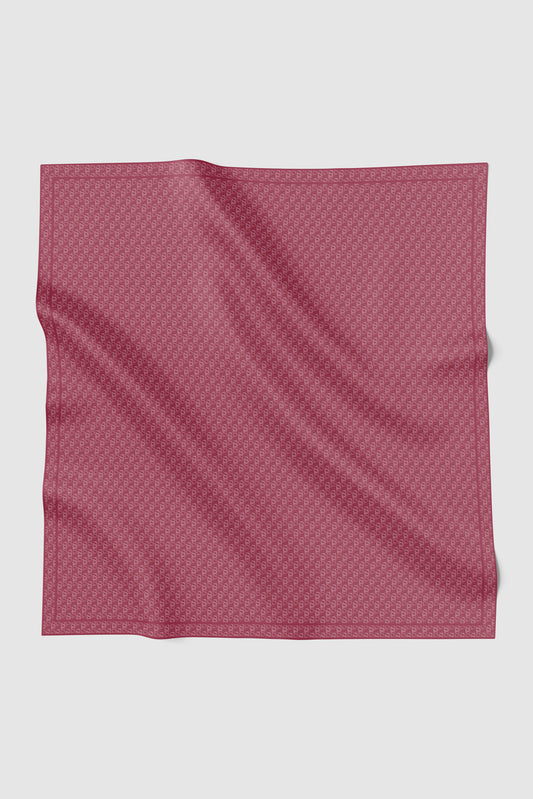 Interlock Voile Square - Mulberry