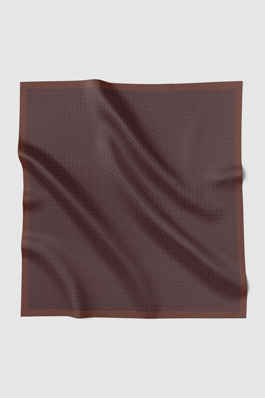Bimu Twill Square - Pomegranate