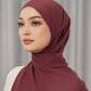 Georgette Tapis Shawl - New Maroon