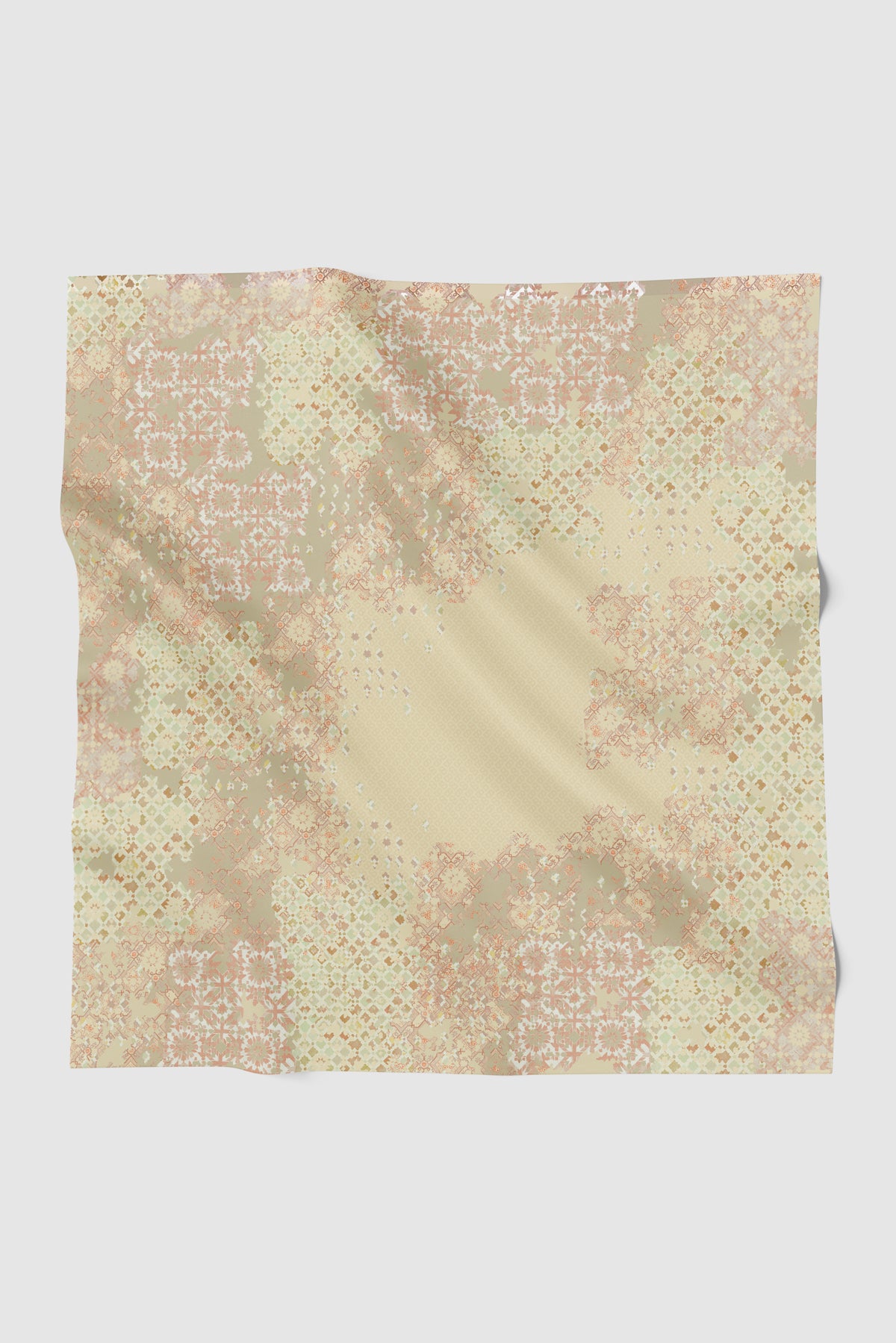 Moroccan Satin Square - Wheat