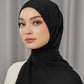 Georgette Tapis Shawl - Jet Black