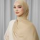 Tapis Satin Jacquard Shawl - Travertine