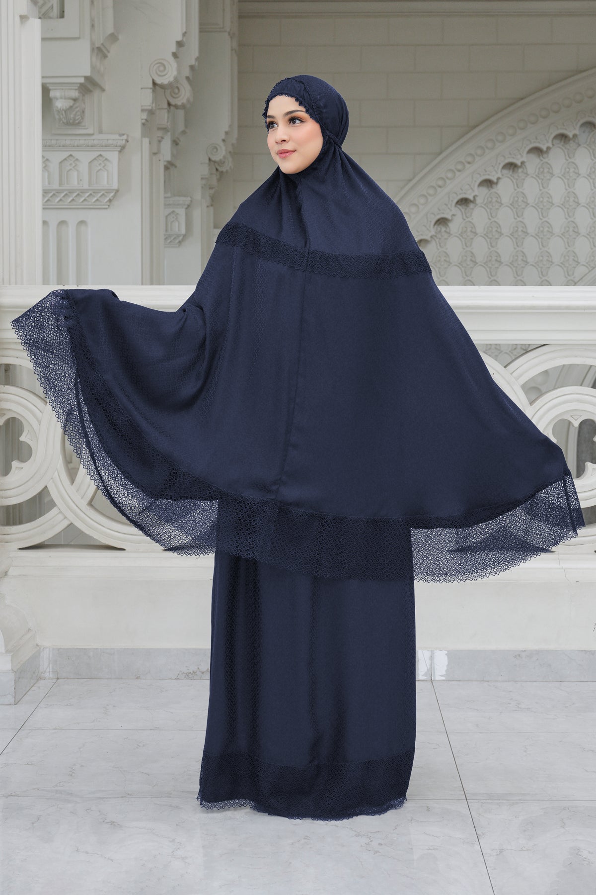 10360131584312-Safa Prayer Robe - Navy