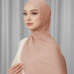 Tapis Satin Jacquard Shawl - Sepia