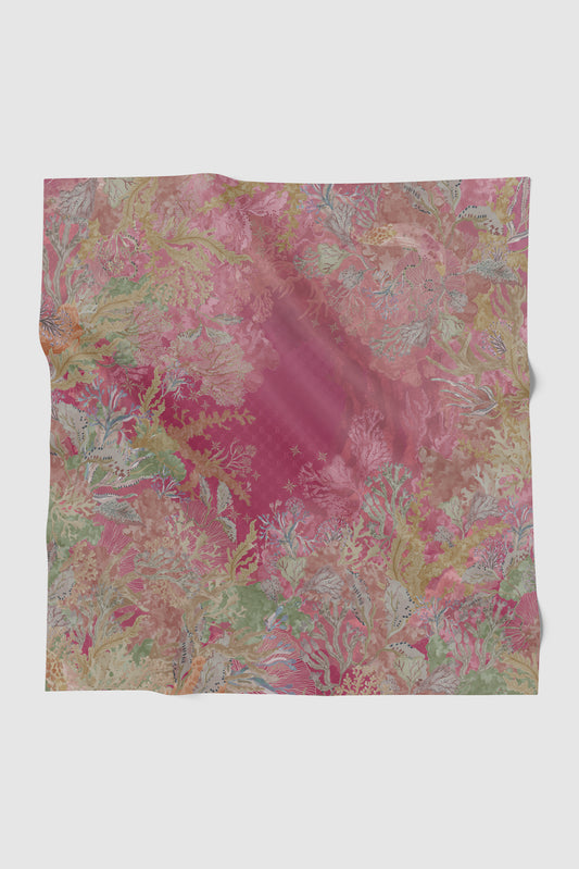 Under The Sea Voile Square - Angelfish