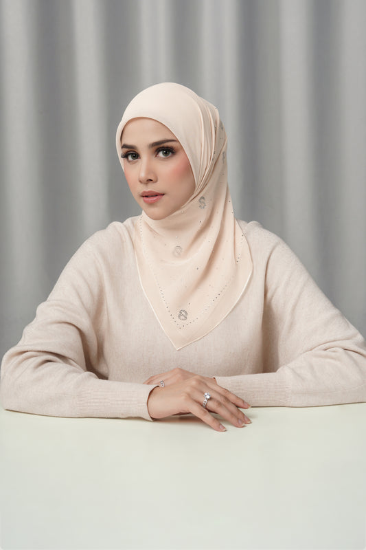 Everyday Glam Scarf - Cream