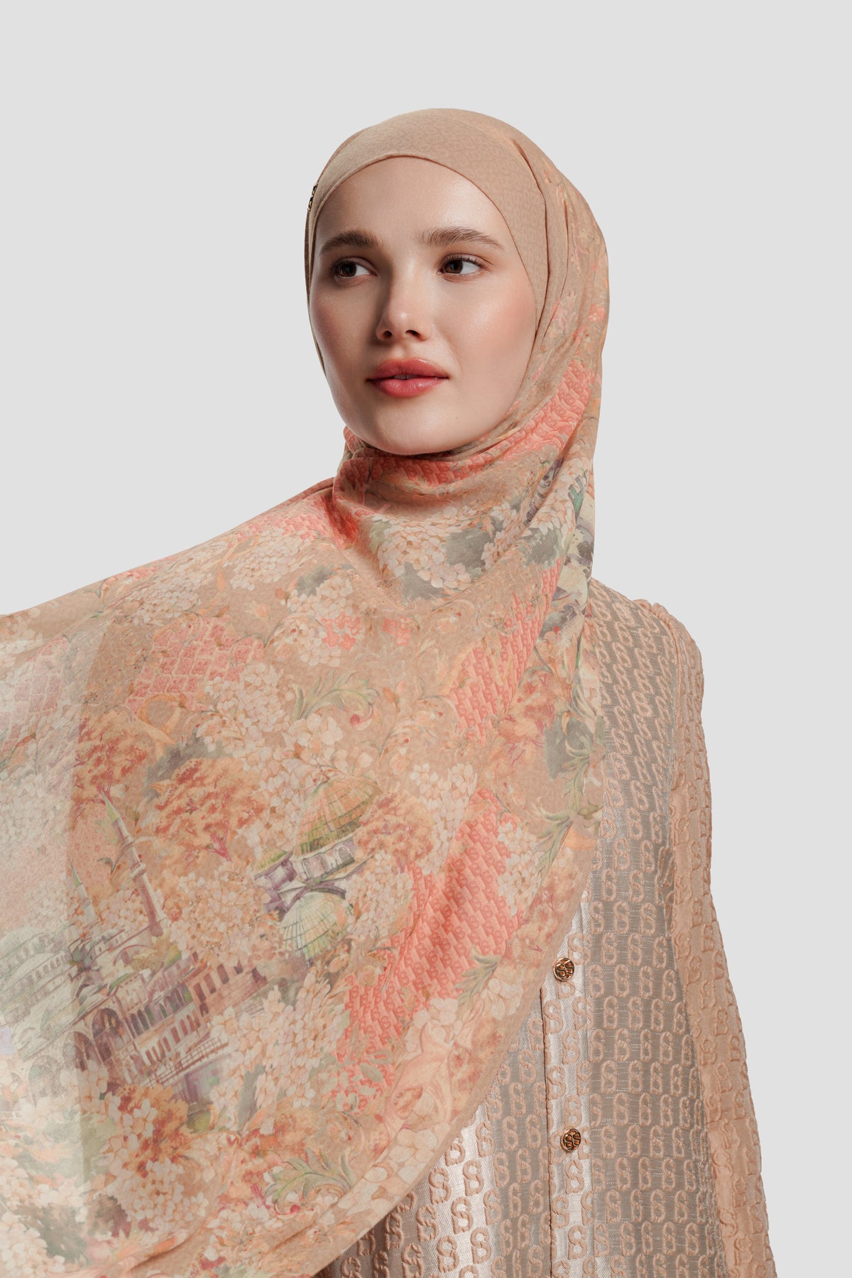 Istanbul Tie Back Shawl - Baklava