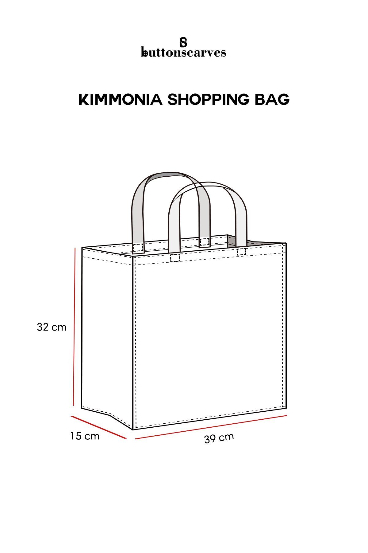 Kimmonia Shopping Bag - Espresso