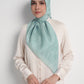 Waves Monogram Square - Turquoise