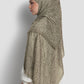 Waves Monogram Tie Back Shawl - Fossil