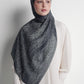 Waves Monogram Tie Back Shawl - Deep Dive