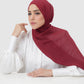 Everyday Twill Shawl - Pomegranate