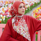 Tulip Voile Square - Cherry