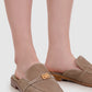 Madeline Deux Open Back Loafer - Khaki