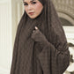 Beverly Prayer Robe - Cocoa