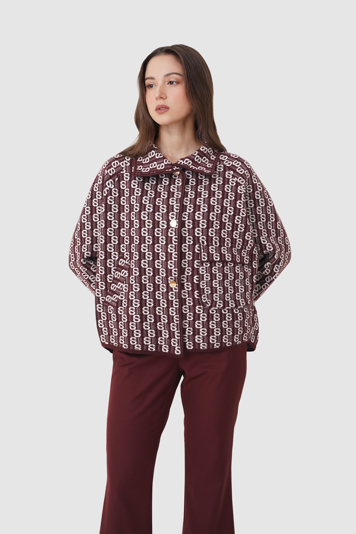 Leena Jacket - Burgundy