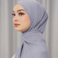 Georgette Tapis Shawl - Lilac Grey
