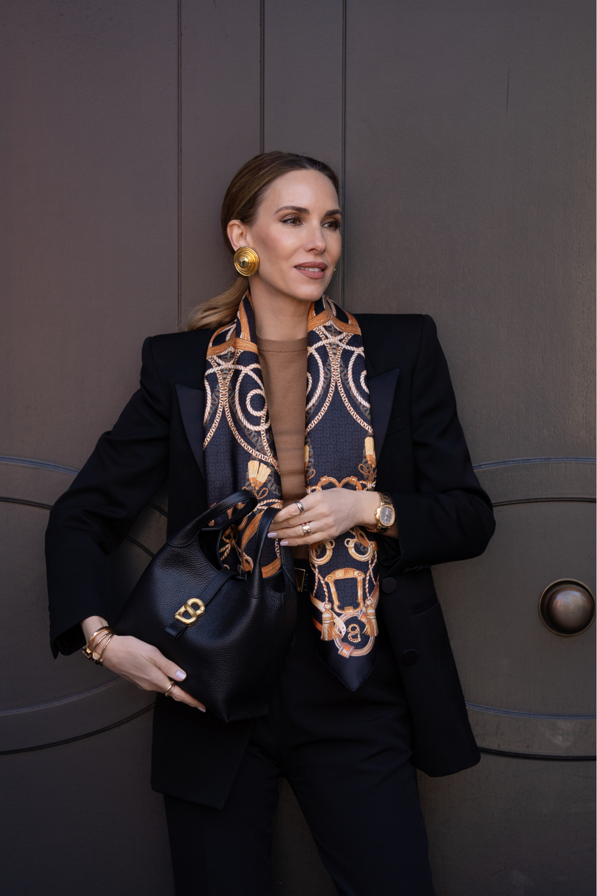 Alexandra Silk Jacquard Square - Gala