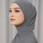 Georgette Tapis Shawl - Charcoal Grey