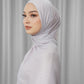 Tapis Satin Jacquard Shawl - Raindrops