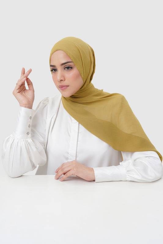 Everyday Twill Shawl - Mustard Gold