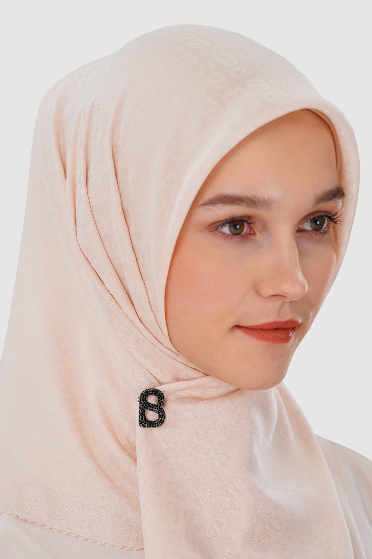 Petite Claire Brooch - Hematite