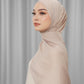 Tapis Satin Jacquard Shawl - Etherea