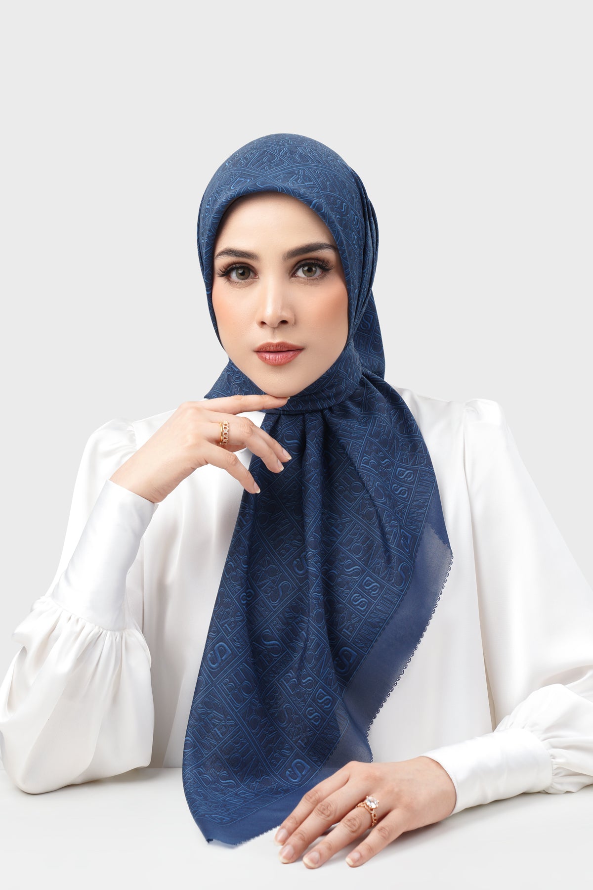 Typograph Square - Estate Blue