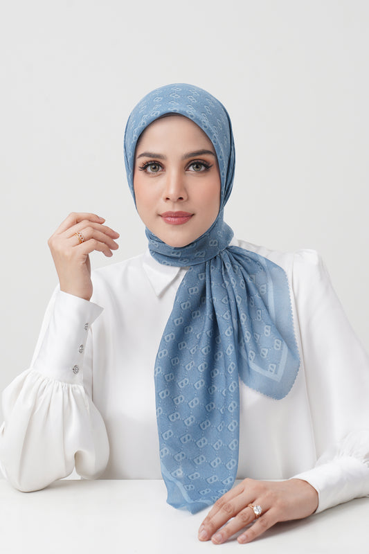 Beverly Square - Carolina Blue