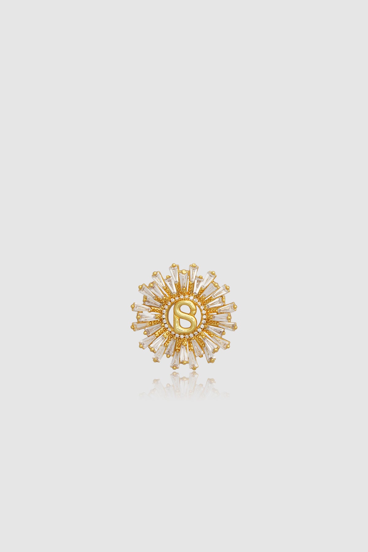 Round Pin Brooch Package 05 - Gold