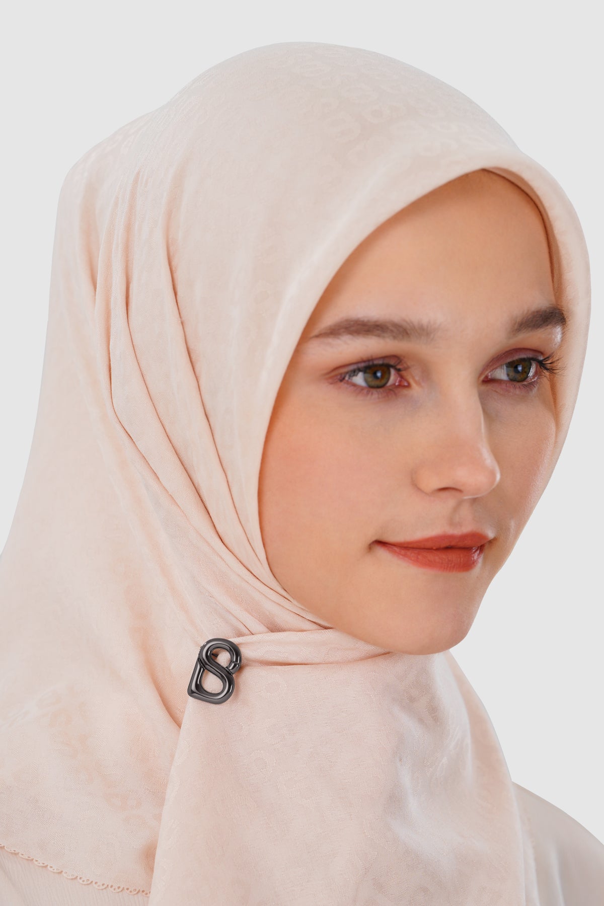 Petite Signature Everyday Brooch - Hematite