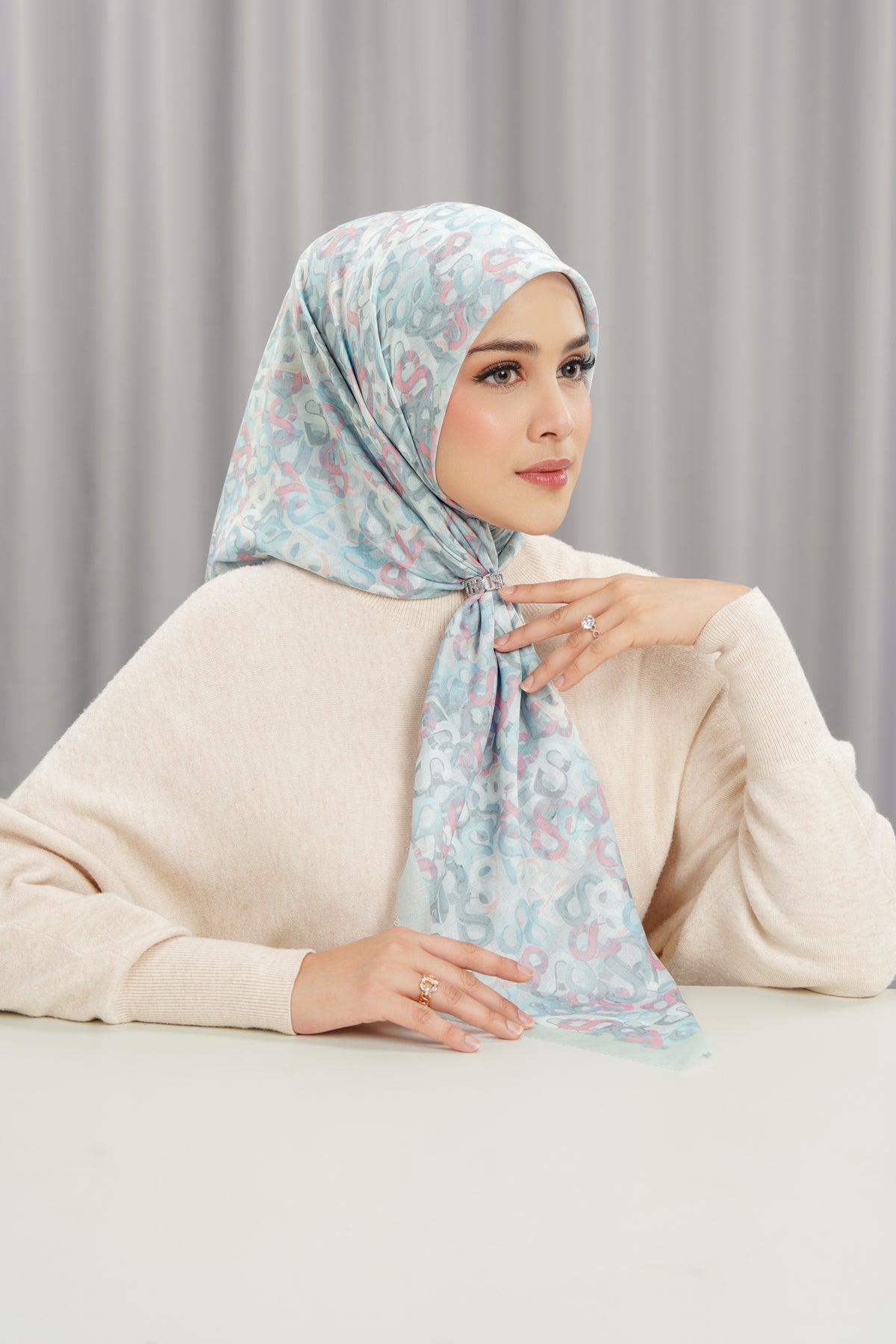 Samla Multicolor Square - Bit of Blue