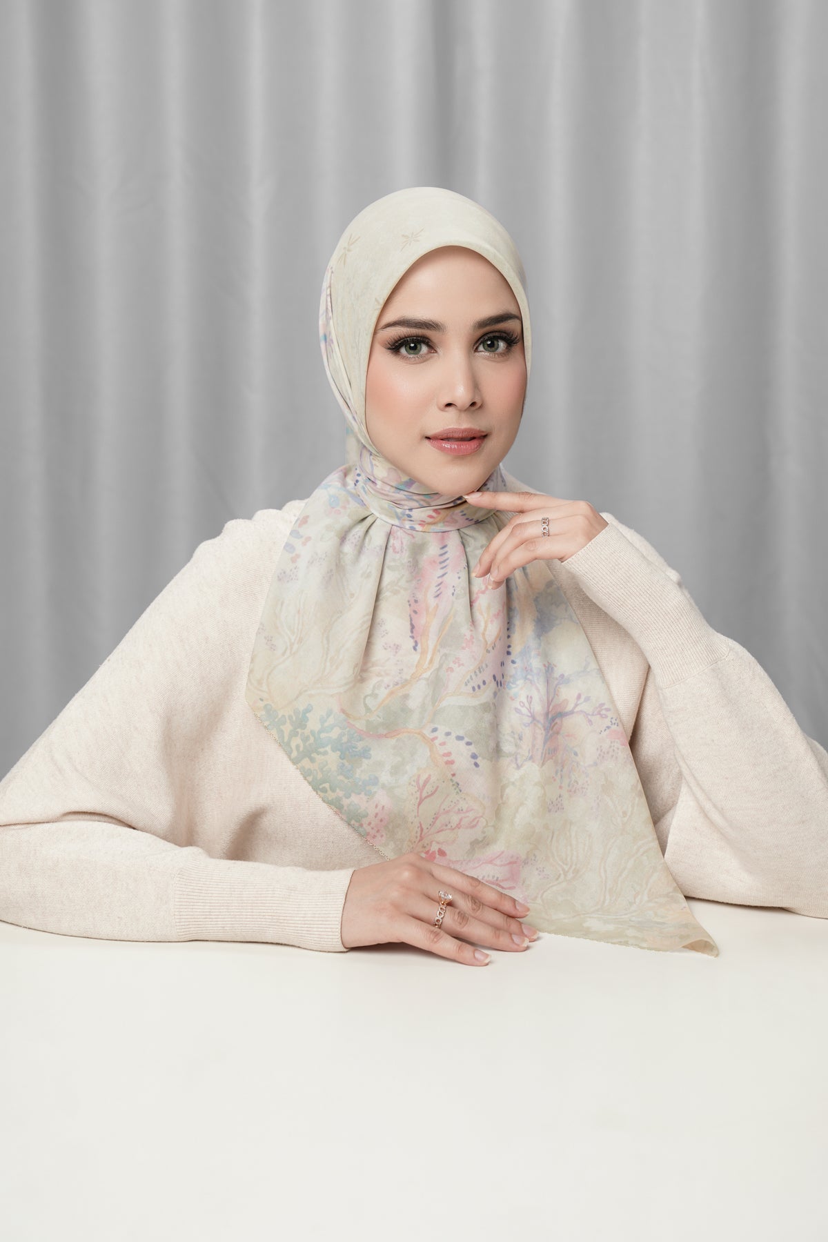 Under The Sea Voile Square - Salt